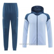 Chandal con Capucha del Manchester City 24-25 Azul