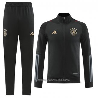 Chandal de Chaqueta del Alemania 22-23 Negro