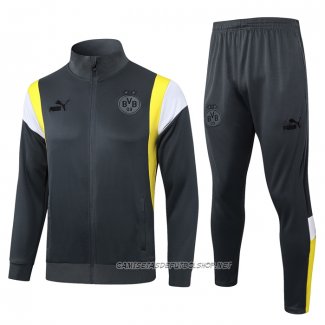 Chandal de Chaqueta del Borussia Dortmund 23-24 Gris