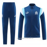 Chandal de Chaqueta del Olympique Marsella 23-24 Nino Azul