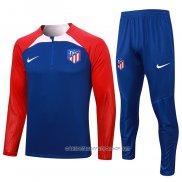 Chandal de Sudadera del Atletico Madrid 23-24 Azul