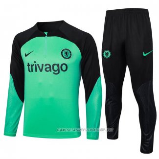 Chandal de Sudadera del Chelsea 23-24 Verde