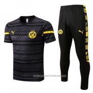 Chandal del Borussia Dortmund 22-23 Manga Corta Gris