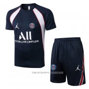 Chandal del Paris Saint-Germain Jordan 22-23 Manga Corta Azul - Pantalon Corto