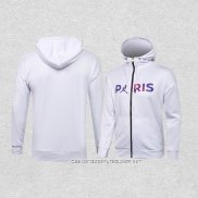 Chaqueta con Capucha del Paris Saint-Germain 21-22 Blanco