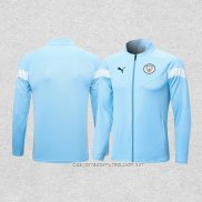 Chaqueta del Manchester City 22-23 Azul Claro