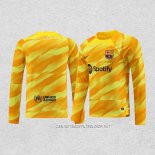 Camiseta Barcelona Portero 23-24 Manga Larga Amarillo