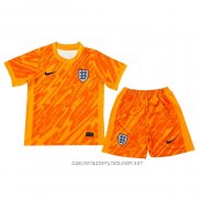 Camiseta Inglaterra Portero 2024 Nino Naranja