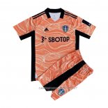 Camiseta Leeds United Portero 21-22 Nino Naranja