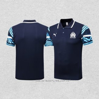 Camiseta Polo del Olympique Marsella 22-23 Azul Marino