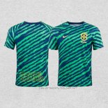 Camiseta Pre Partido del Brasil 2022 Verde