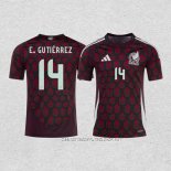 Camiseta Primera Mexico Jugador E.Gutierrez 2024