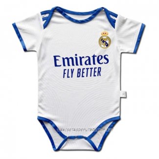 Camiseta Primera Real Madrid 21-22 Bebe