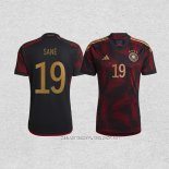 Camiseta Segunda Alemania Jugador Sane 2022