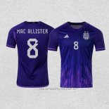 Camiseta Segunda Argentina Jugador Mac Allister 2022