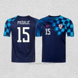 Camiseta Segunda Croacia Jugador Pasalic 2022