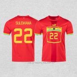 Camiseta Segunda Ghana Jugador Sulemana 2022