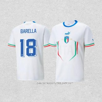 Camiseta Segunda Italia Jugador Barella 2022