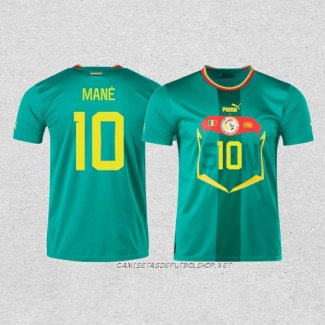 Camiseta Segunda Senegal Jugador Mane 2022