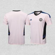 Camiseta de Entrenamiento Manchester United 22-23 Rosa