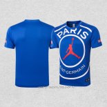 Camiseta de Entrenamiento Paris Saint-Germain Jordan 20-21 Azul