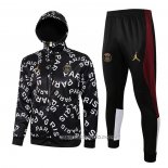 Chandal con Capucha del Paris Saint-Germain Jordan 21-22 Negro