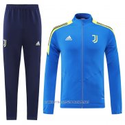 Chandal de Chaqueta del Juventus 22-23 Azul