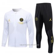 Chandal de Chaqueta del Paris Saint-Germain Jordan 23-24 Nino Blanco