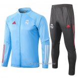 Chandal de Chaqueta del Real Madrid 20-21 Nino Azul