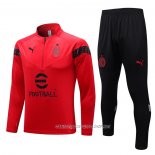 Chandal de Sudadera del AC Milan 22-23 Rojo