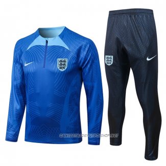 Chandal de Sudadera del Inglaterra 22-23 Azul