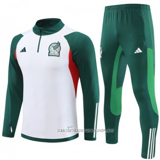 Chandal de Sudadera del Mexico 23-24 Nino Blanco