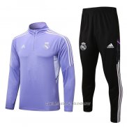 Chandal de Sudadera del Real Madrid 22-23 Purpura