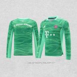 Camiseta Bayern Munich Portero 21-22 Manga Larga Verde