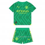 Camiseta Manchester City Portero 23-24 Nino Verde