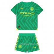 Camiseta Manchester City Portero 23-24 Nino Verde