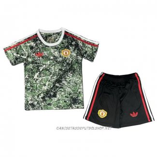 Camiseta Manchester United X Stone Roses 24-25 Nino