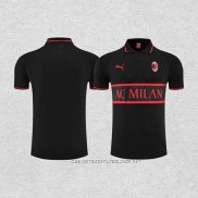 Camiseta Polo del AC Milan 22-23 Negro