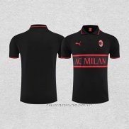 Camiseta Polo del AC Milan 22-23 Negro