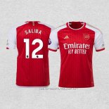 Camiseta Primera Arsenal Jugador Saliba 23-24
