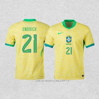 Camiseta Primera Brasil Jugador Endrick 2024