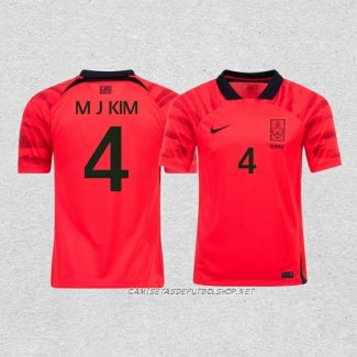 Camiseta Primera Corea del Sur Jugador Kim Min-Jae 2022