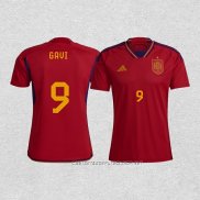 Camiseta Primera Espana Jugador Gavi 2022