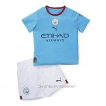 Camiseta Primera Manchester City 22-23 Nino