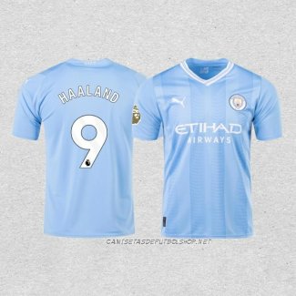 Camiseta Primera Manchester City Jugador Haaland 23-24