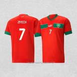 Camiseta Primera Marruecos Jugador Ziyech 2022