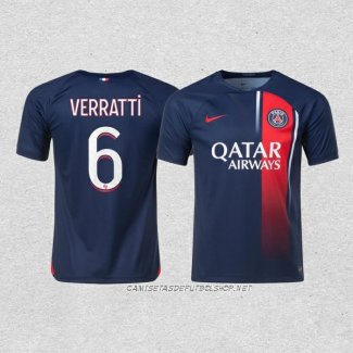 Camiseta Primera Paris Saint-Germain Jugador Verratti 23-24