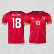 Camiseta Primera Serbia Jugador Vlahovic 2022