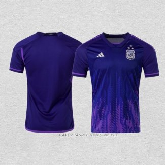 Camiseta Segunda Argentina 3 Estrellas 2022