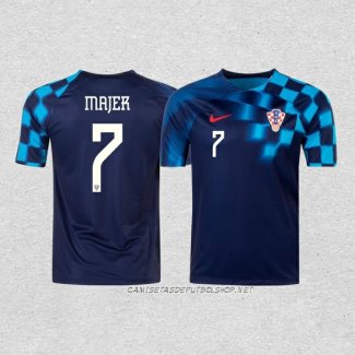 Camiseta Segunda Croacia Jugador Majer 2022